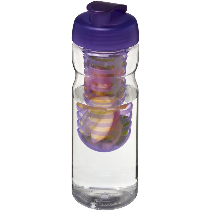 H2O Active® Base 650 ml sportsflaske og infuser med flipp lokk