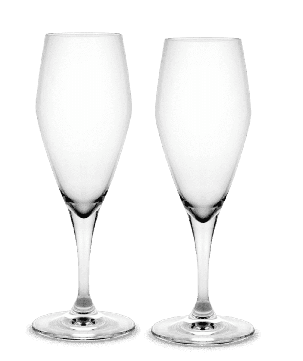 Holmegaard Perfection Champagneglass 23cl - 2pk 