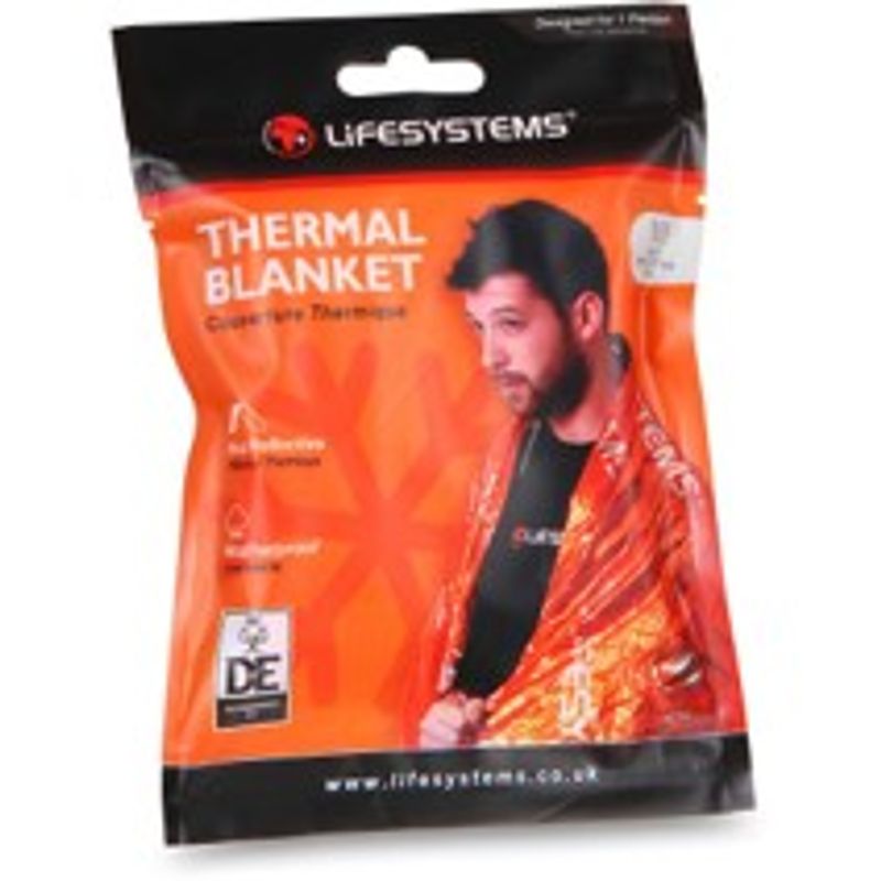 Overlevelsesduk Thermal blanket Black
